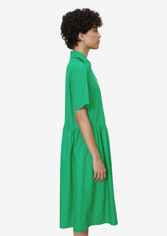 Marc O'Polo - Vestido camisero en verde