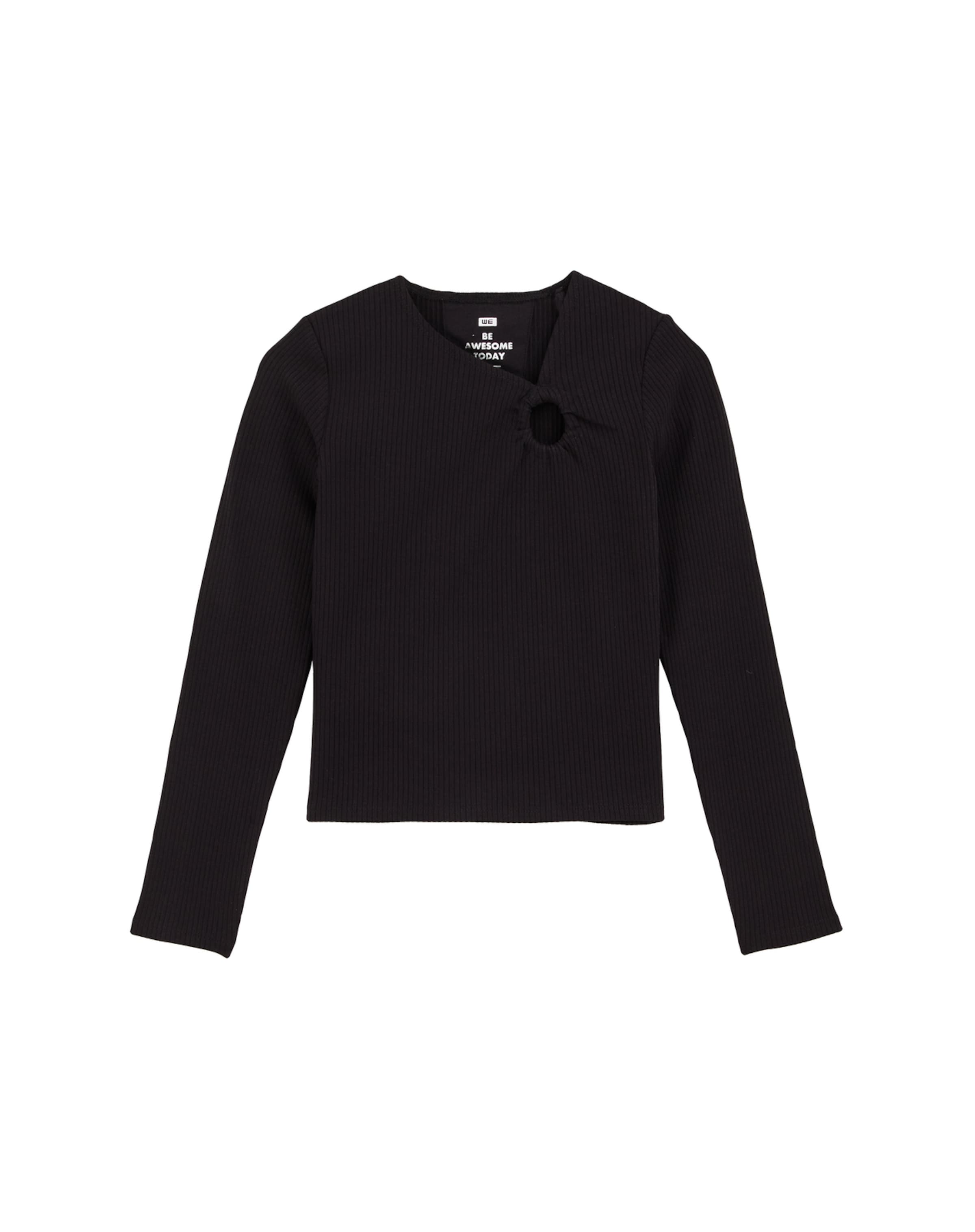 WE Fashion Футболка в Черный: спереди