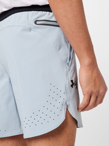 UNDER ARMOUR Regular Sportbroek 'Peak' in Blauw