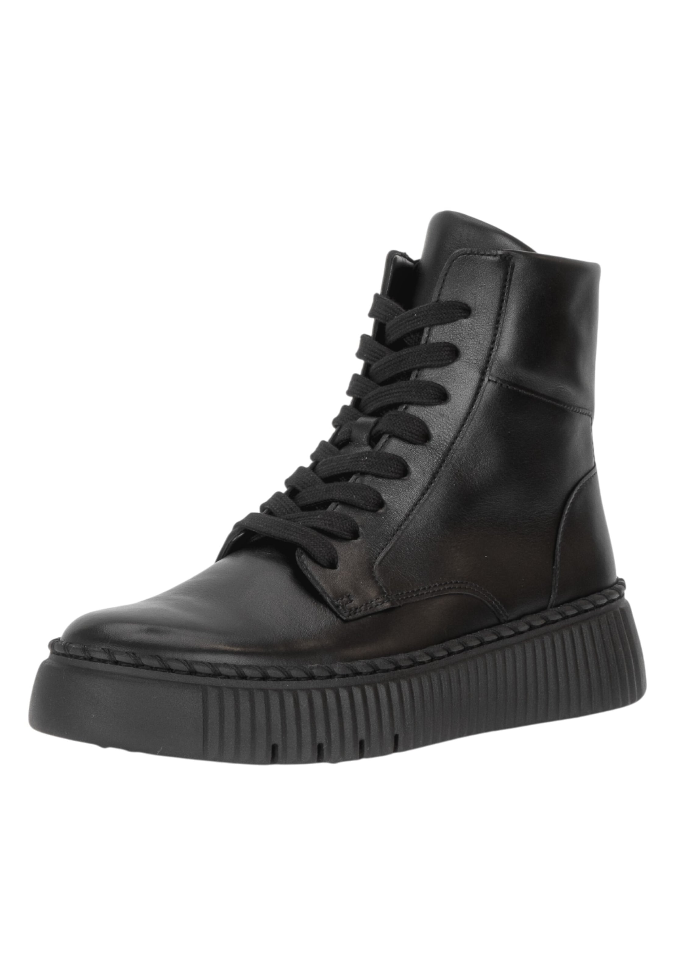 Bottines à lacets GABOR en noir : devant