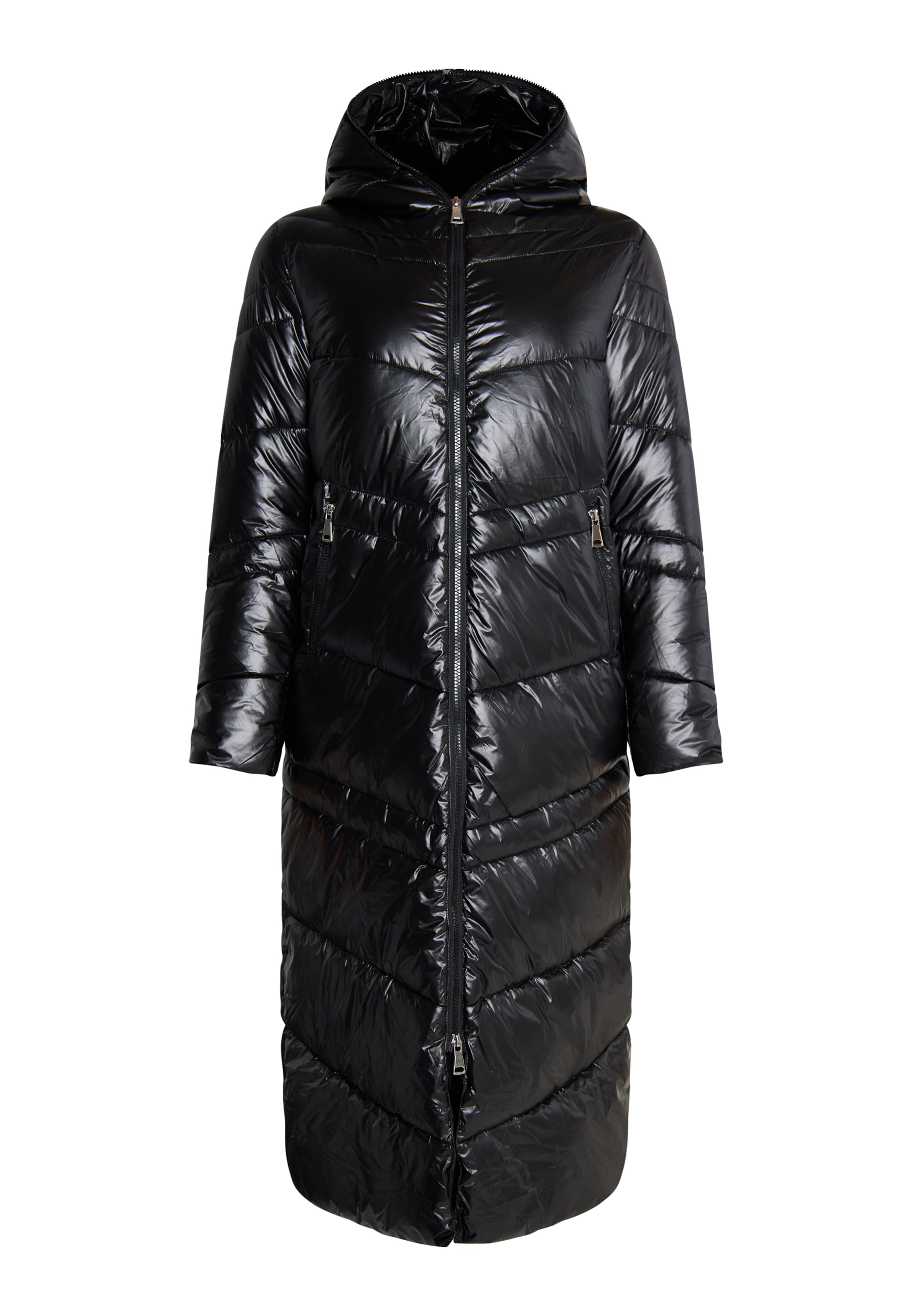 MYMO Zimný kabát 'Biany' - Čierna: predná strana