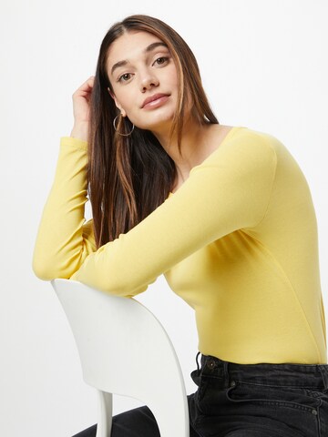 UNITED COLORS OF BENETTON Shirt in Yellow