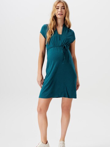 Esprit Maternity Jurk in Blauw: voorkant