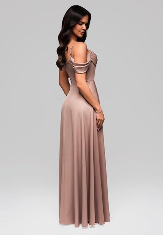 Ombre Avondjurk in Beige