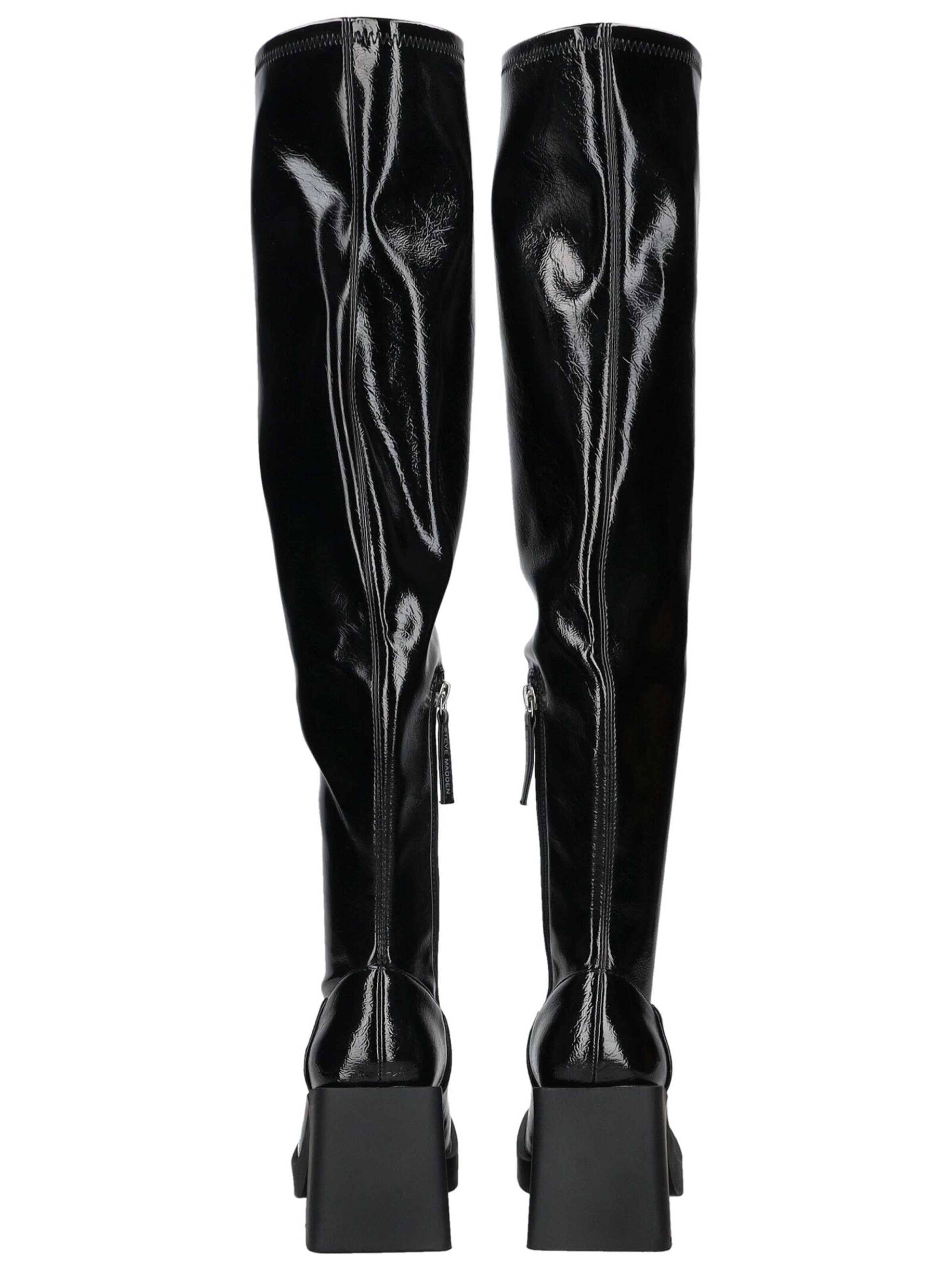 STEVE MADDEN Overknees in Black