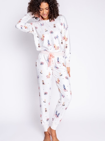 PJ Salvage Pajama Shirt ' Let's Dance ' in White