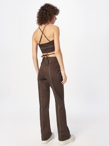 Hosbjerg Boot cut Trousers 'Inaya Paloma' in Brown