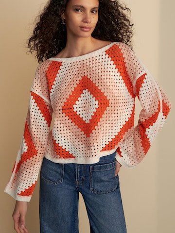 Next Pullover in Orange: Vorderseite