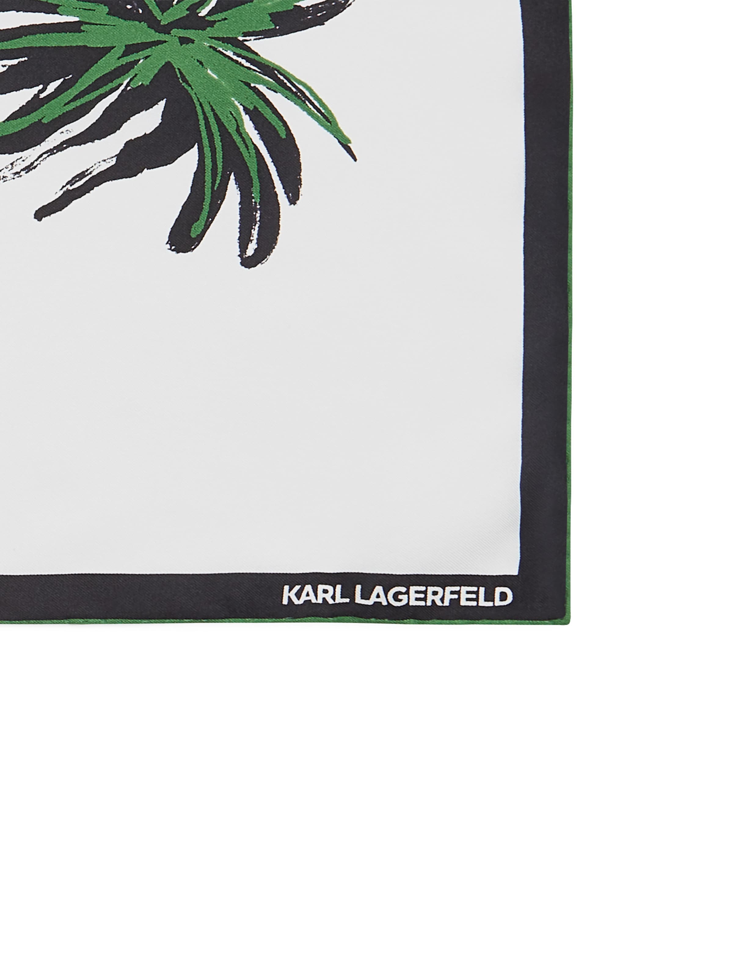 Karl Lagerfeld Scarf 'Villa de Vigie' i vit