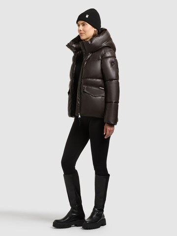 khujo Jacke 'Aurora2' in Braun