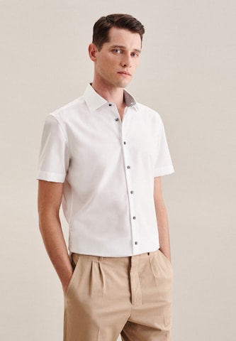 SEIDENSTICKER Regular fit Business Shirt in White: front