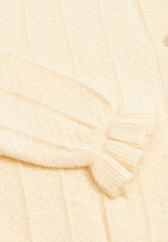 NALLY Knit Cardigan in Beige