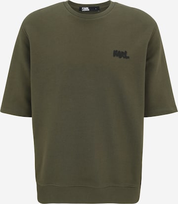 Karl Lagerfeld Mikina - Zelená: predná strana