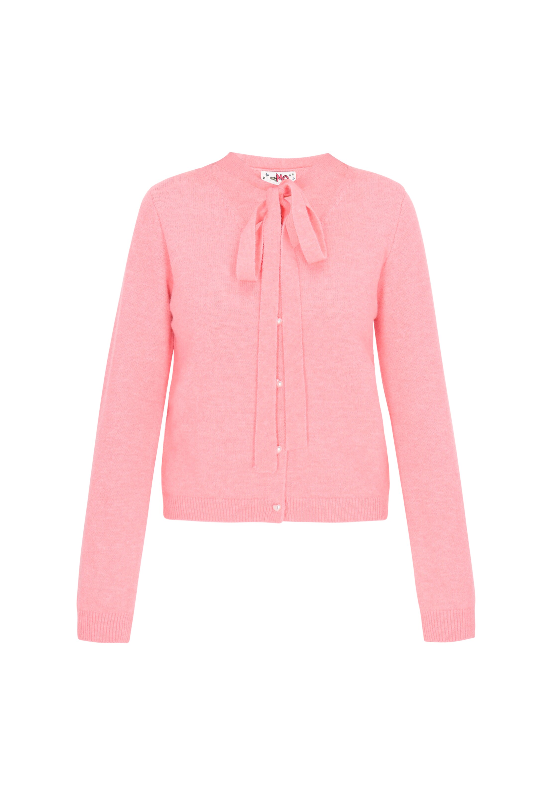 MYMO Gebreid vest 'Young Fashion' in Roze: voorkant