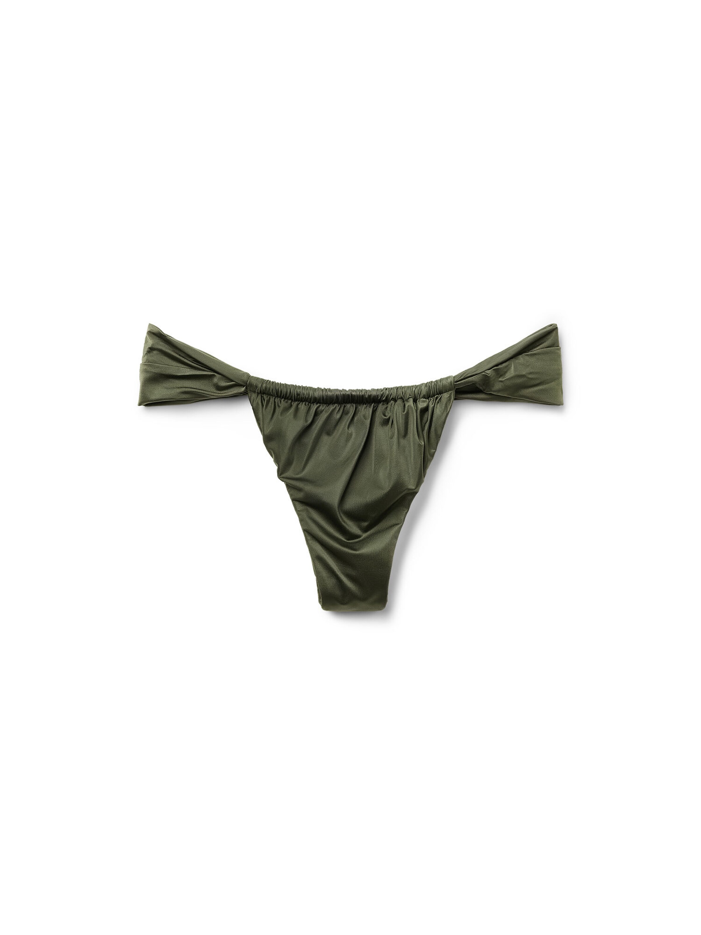 CALZEDONIA Bikini Bottoms in Green: front