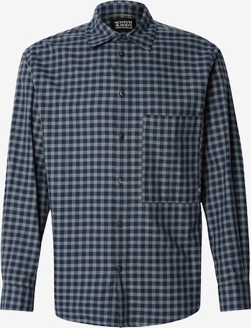 mėlyna SCOTCH & SODA Patogus modelis Marškiniai: priekis