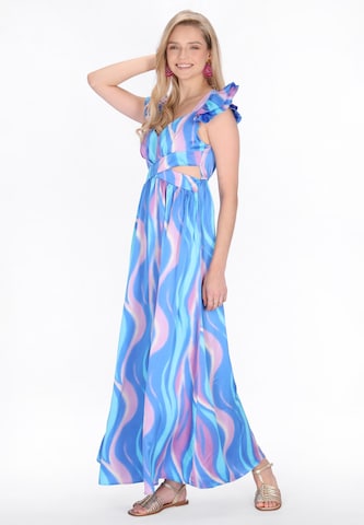 Robe d’été 'Festival' IZIA en bleu : devant