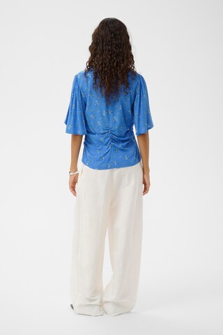 SOAKED IN LUXURY Bluse 'SLArjana' in Blau