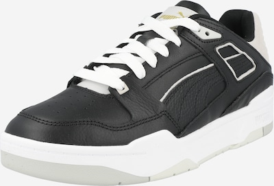 PUMA Baskets basses 'Slipstream' en or / noir / blanc, Vue avec produit