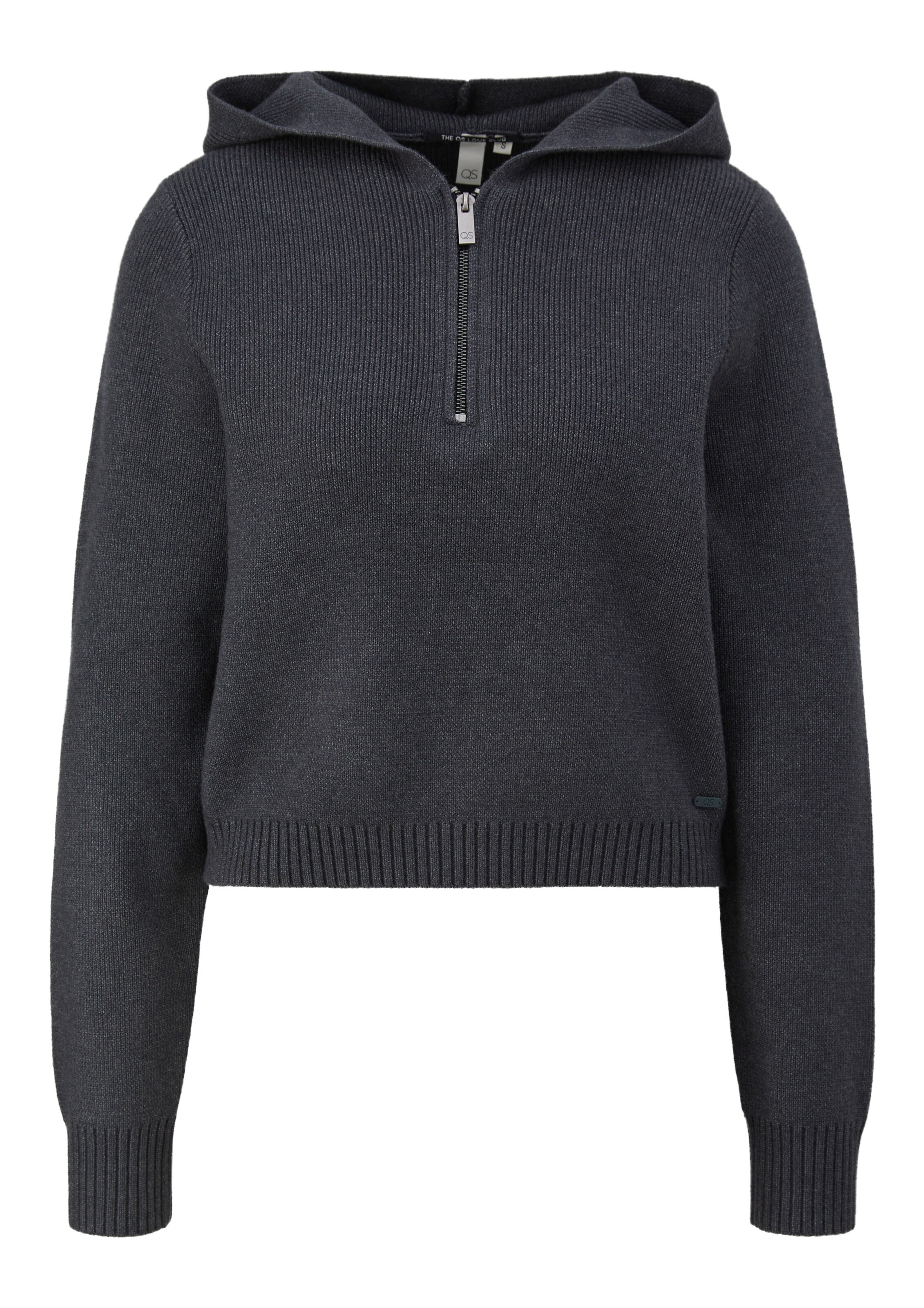 QS Pullover in Grau: Vorderseite
