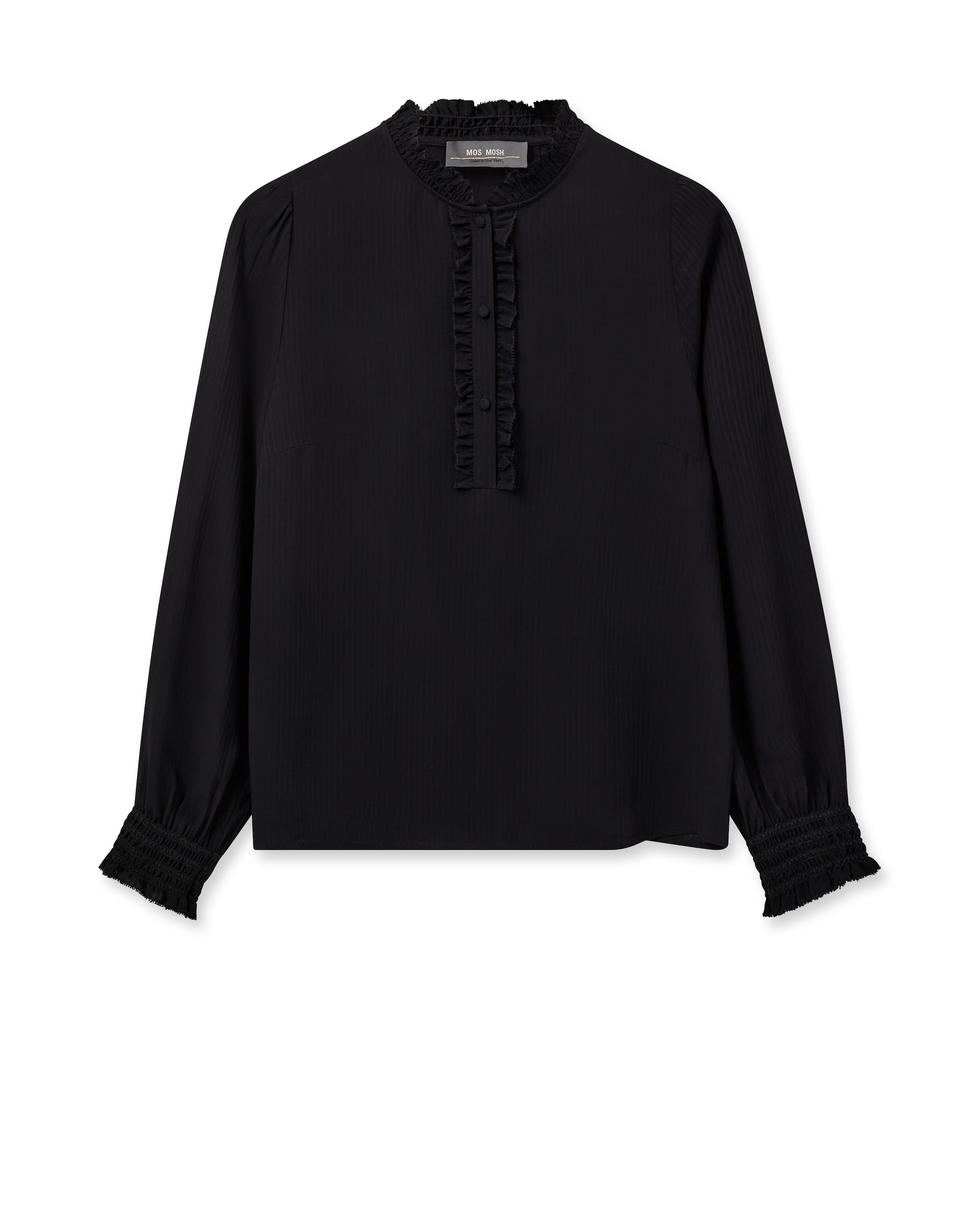 MOS MOSH Bluse in Schwarz: Vorderseite