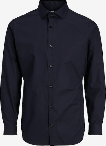 Coupe slim Chemise business 'Parker' JACK & JONES en noir : devant