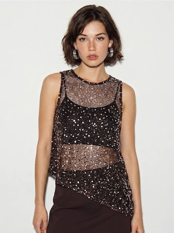 Bianco Lucci - Top em preto: frente