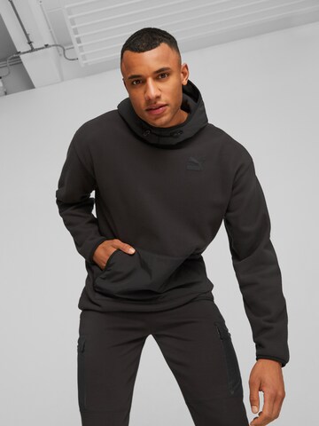 PUMA Athletic Sweatshirt 'Utility' in Black: front