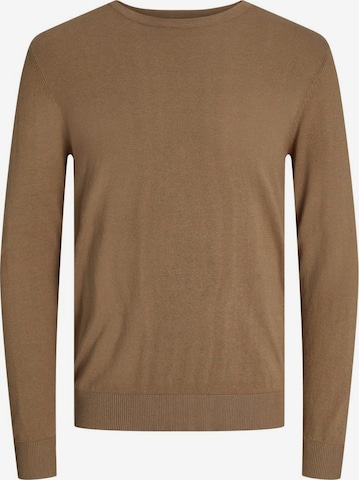 JACK & JONES Sweater in Brown: front