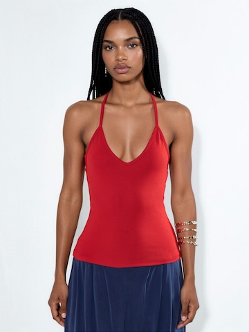 Busem - Top em vermelho: frente