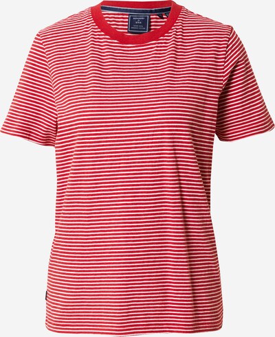 Superdry T-Shirt in rot / weiß, Produktansicht