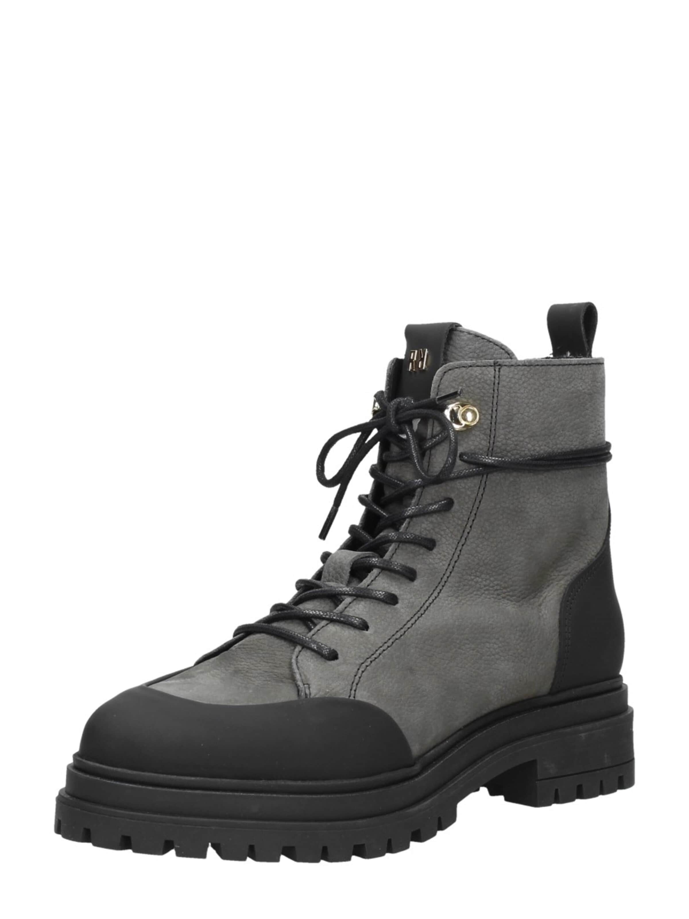 Chaussure à lacets 'Veterschoenen Hoog' Red-Rag en gris : devant