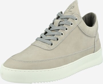 Filling Pieces Platform trainers in Grey: front