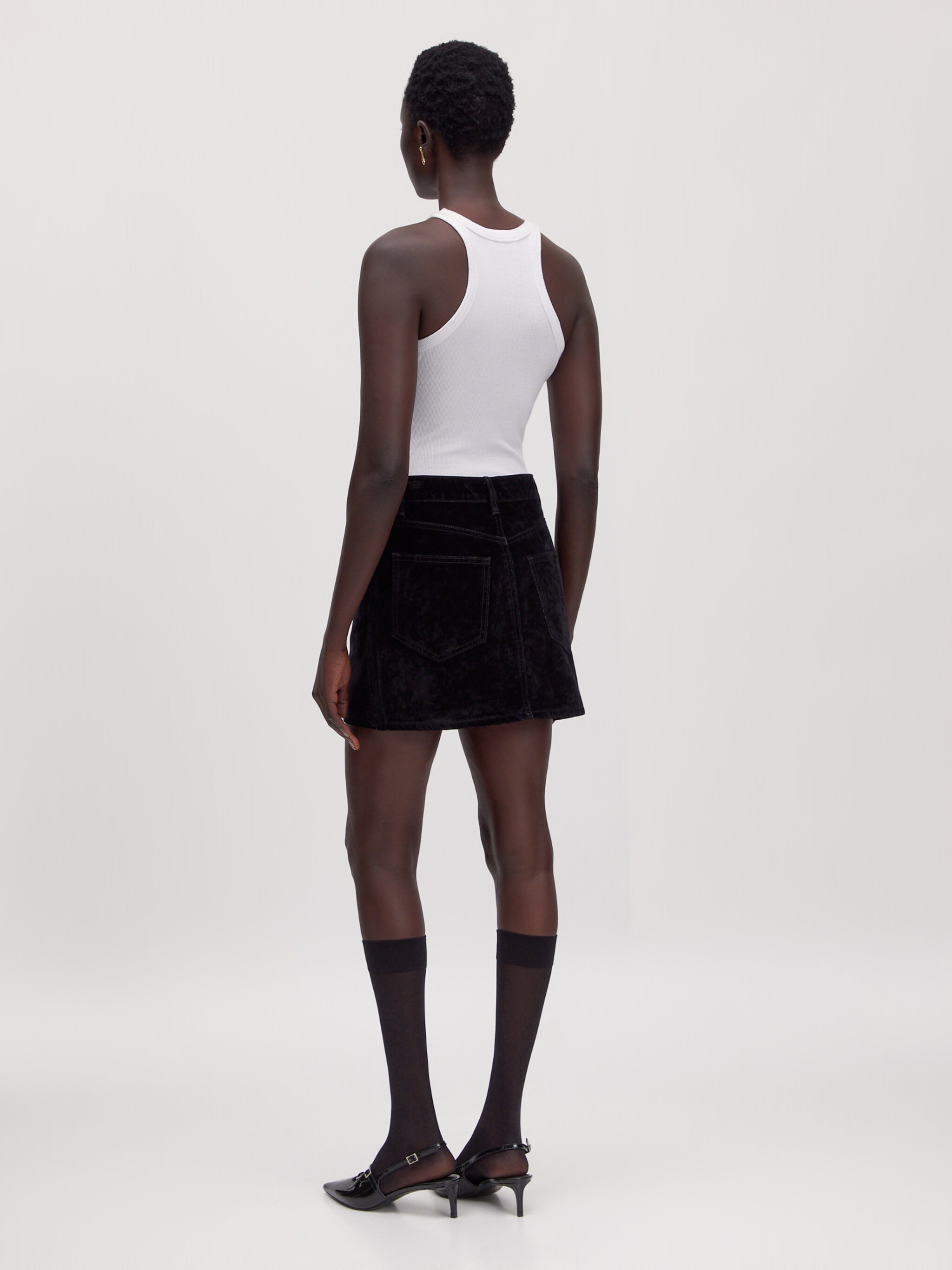 EDITED Produkter Nederdel 'Frankie Skirt' black denim