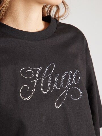 HUGO - Camiseta en negro