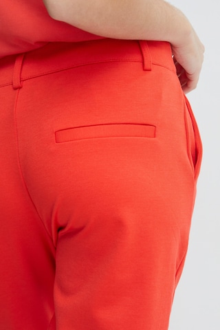 ICHI Tapered Broek 'KATE' in Rood