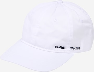 Samsoe Samsoe Keps 'Aribo' i vit: framsida