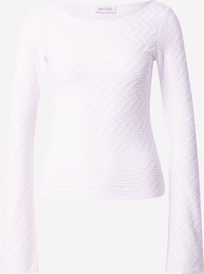Tricou MYLAVIE by Sarah Harrison pe alb, Vizualizare produs