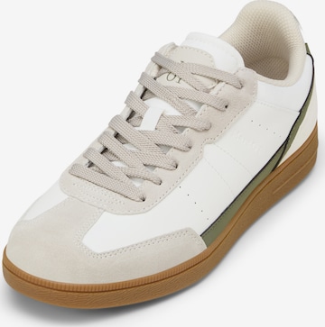 Baskets basses 'Charlie' Marc O'Polo en blanc : devant