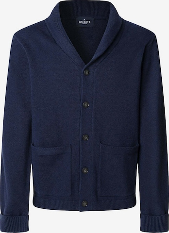 Vestes en maille Hackett London en bleu : devant