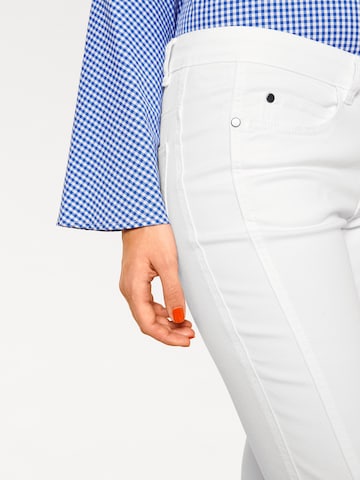 Slimfit Pantaloni di heine in bianco