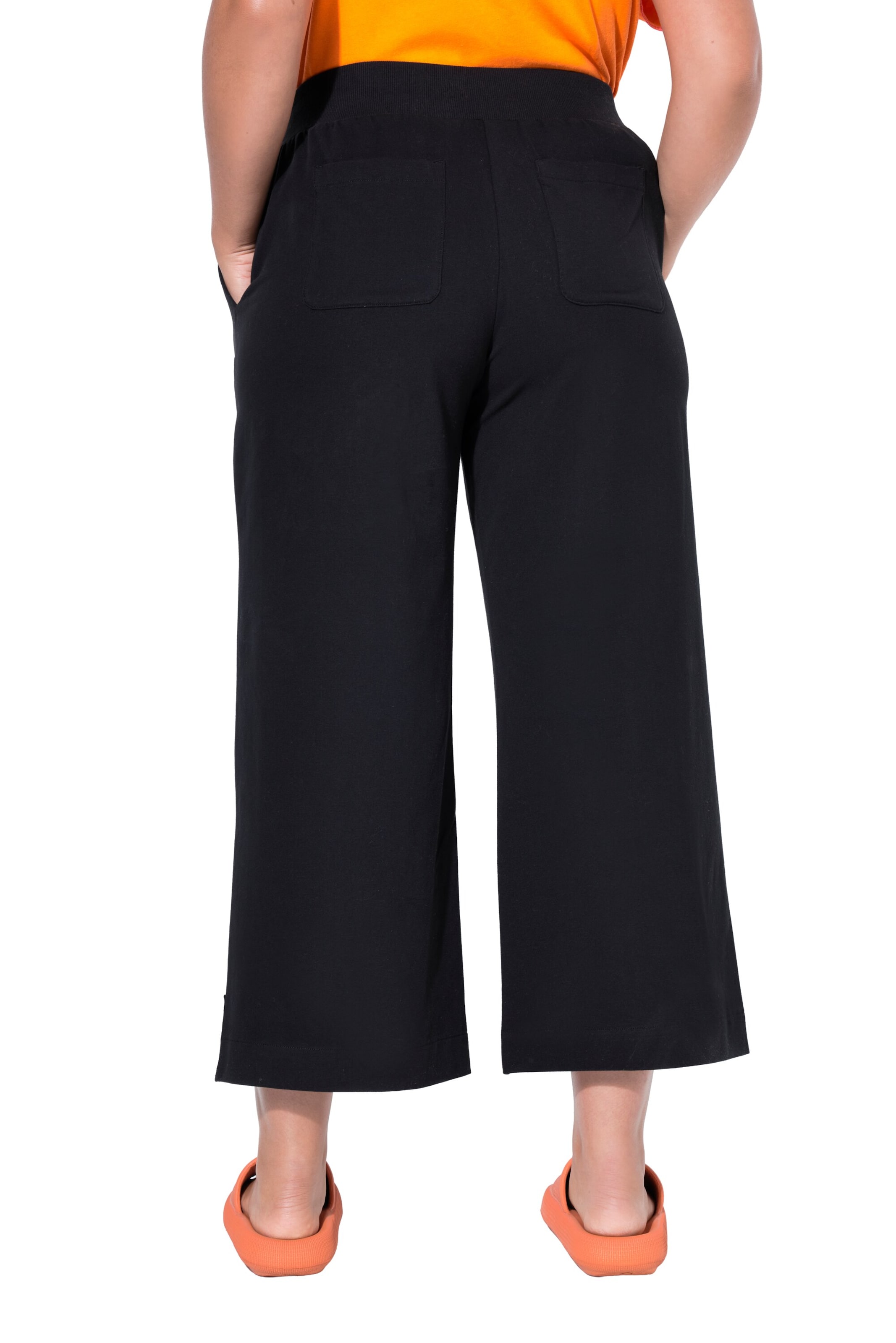 LAURASØN Wide leg Trousers in Black