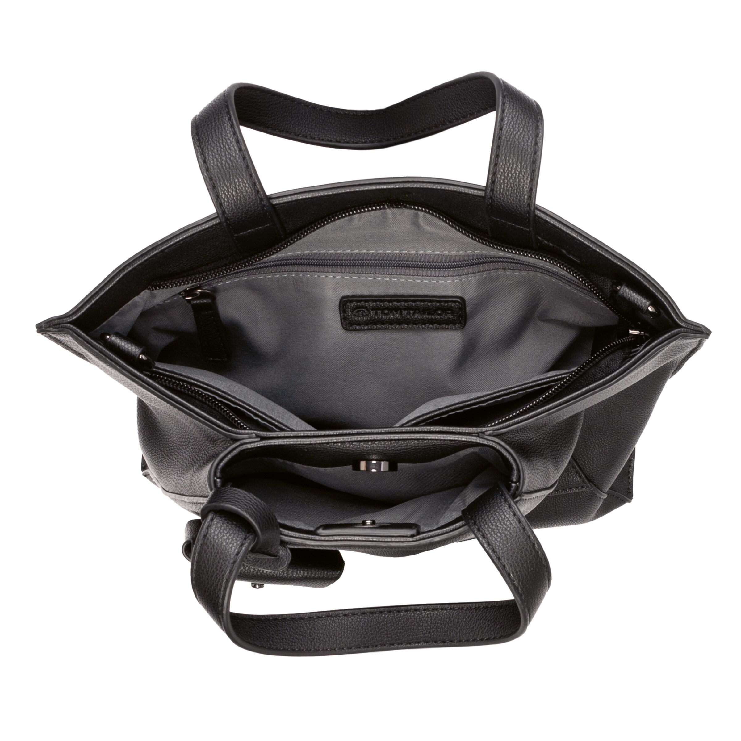 TOM TAILOR Shopper in Zwart
