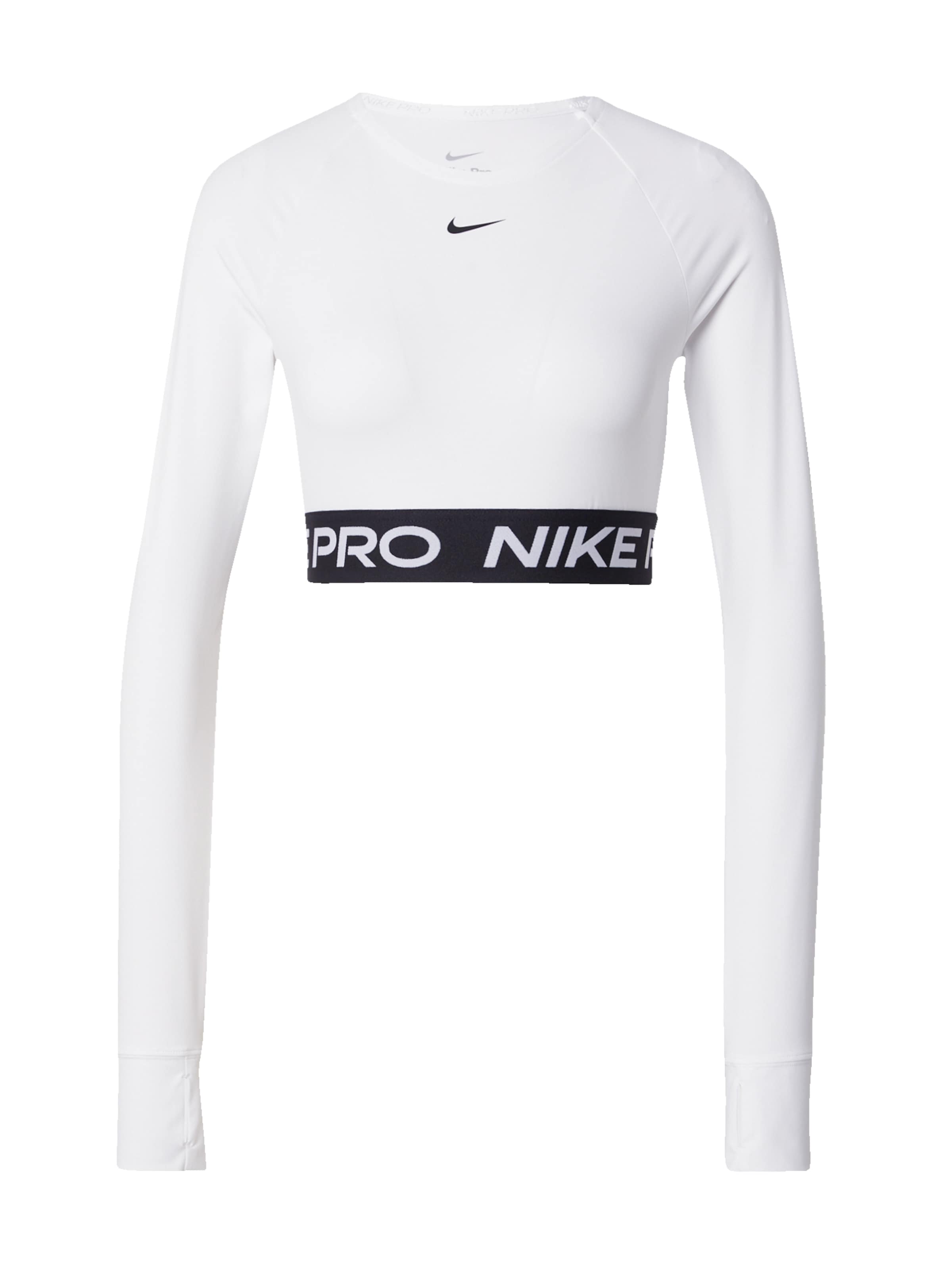 NIKE Функциональная футболка 'PRO' в Белый: спереди
