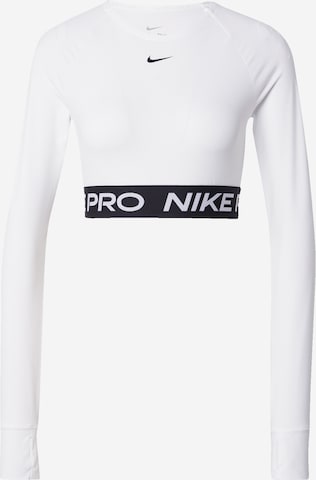 NIKE Funkční tričko 'PRO' – bílá: přední strana