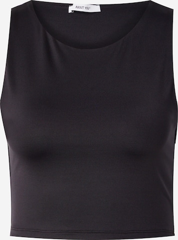 ABOUT YOU Toppi 'Florentine' värissä musta: etupuoli