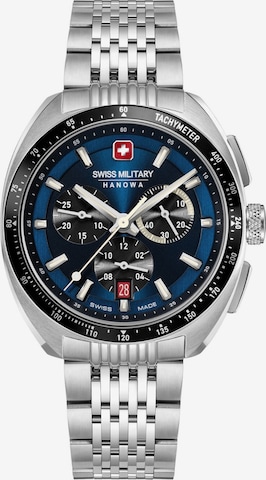 SWISS MILITARY HANOWA Uhr 'Defender' in Silber: Vorderseite