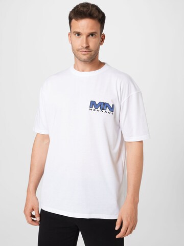 Mennace T-Shirt in Weiß: predná strana