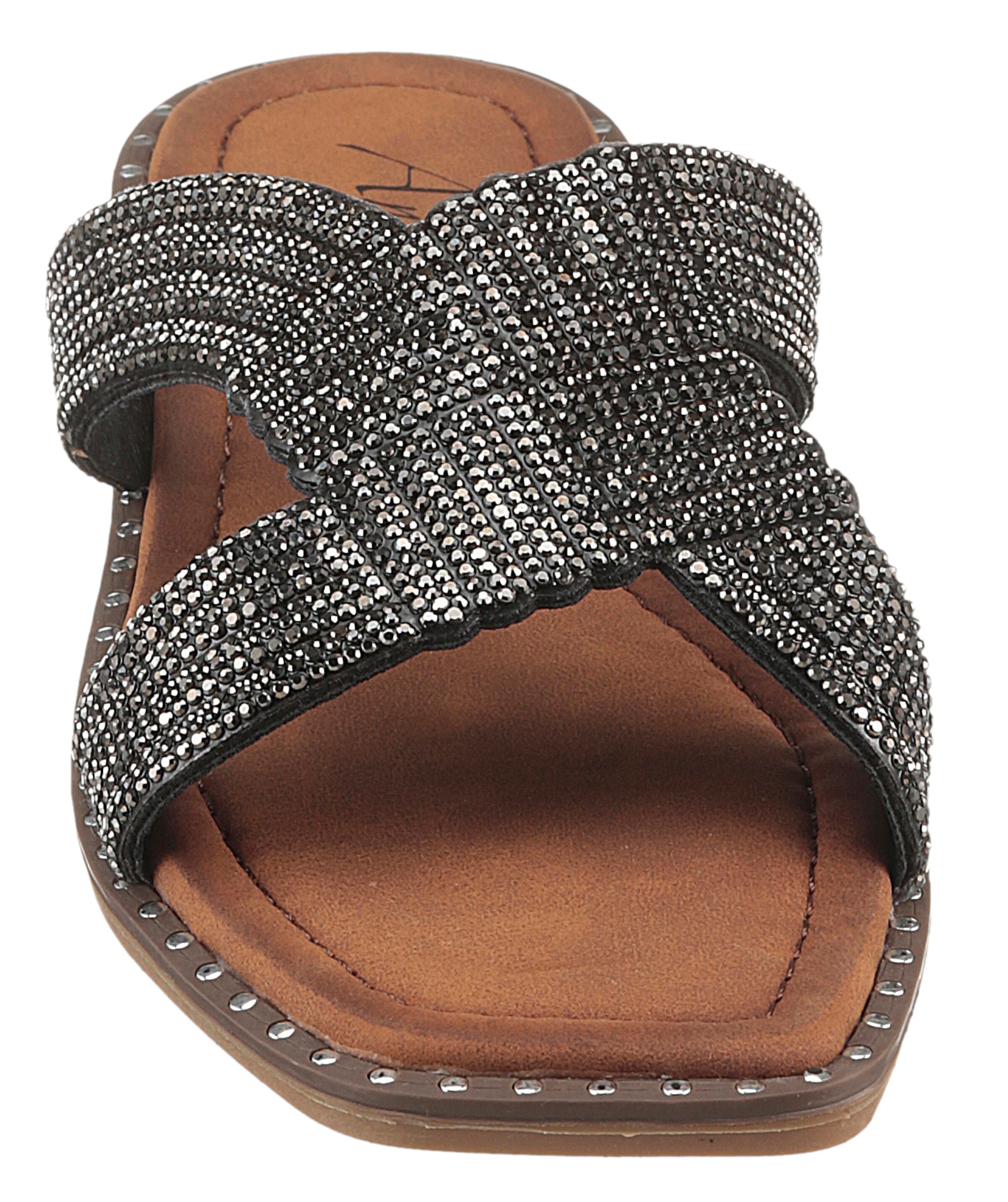 Aniston Mules in Black