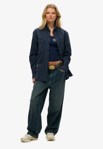 Superdry Blouse in Blauw